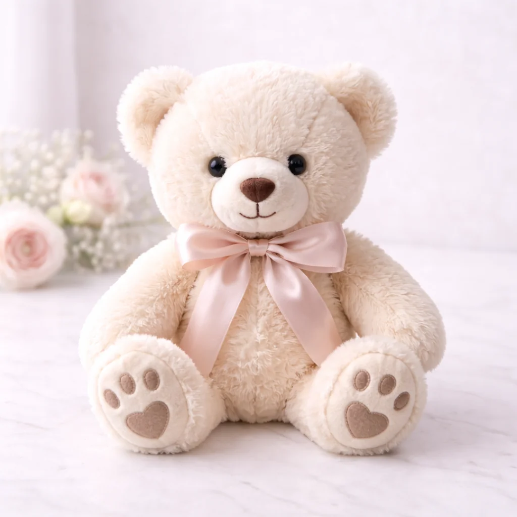 Peluches para acompañar flores