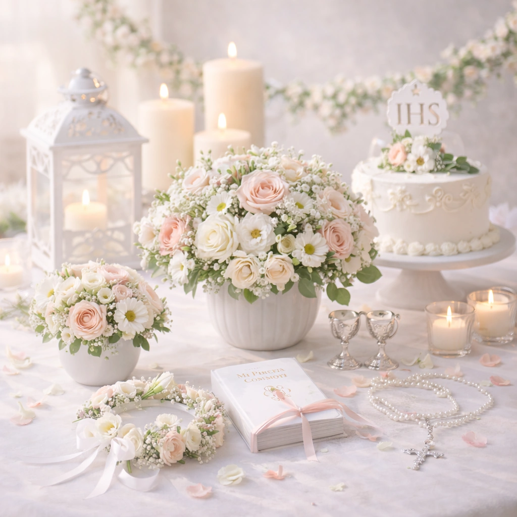 Flores para comuniones